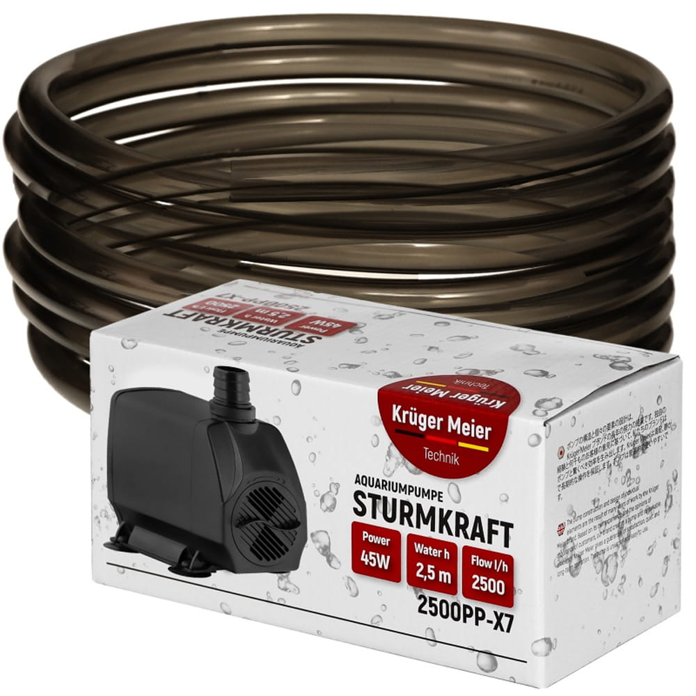 Kruger Meier system podmiany wody Pompa 2500l/h + wąż